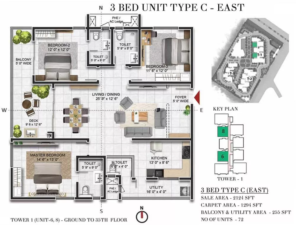 2124-3BHK-Prestige-Beverly-Hills