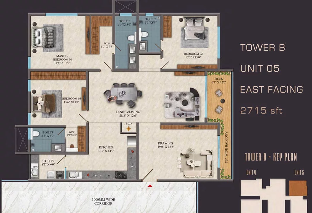 2715-3BHK-B-SAS-Diamond-Towers
