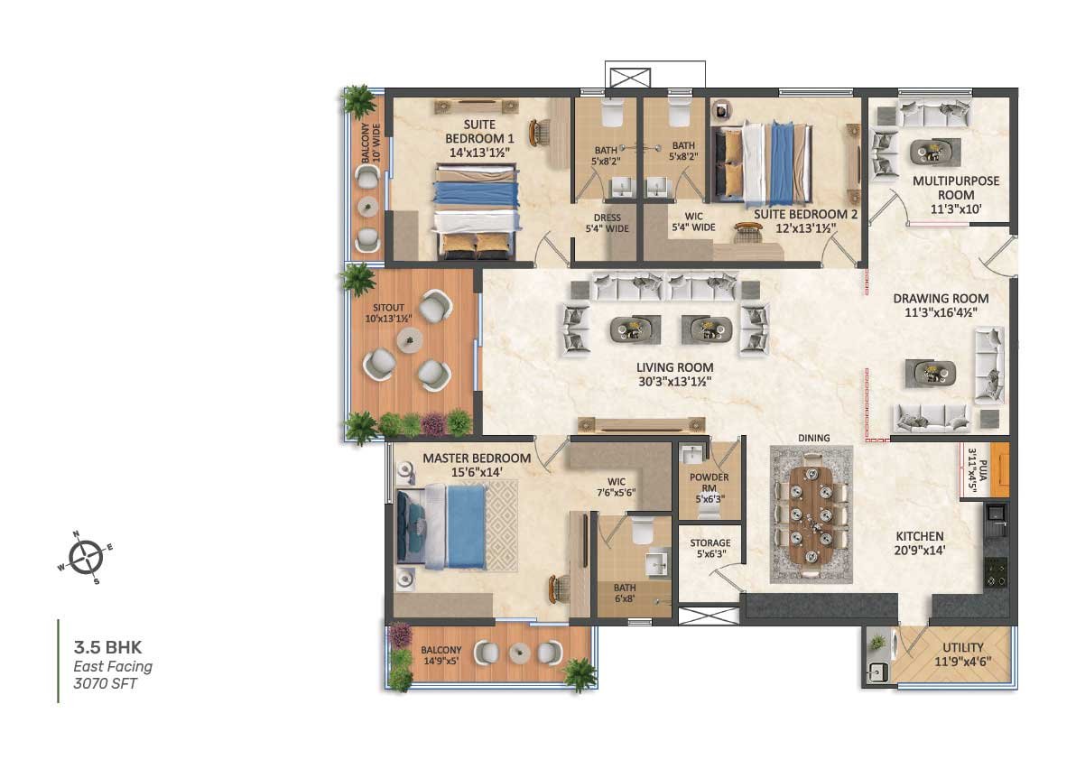 3070-3.5BHK-East-SRIAS-IWA-SAS-IWA