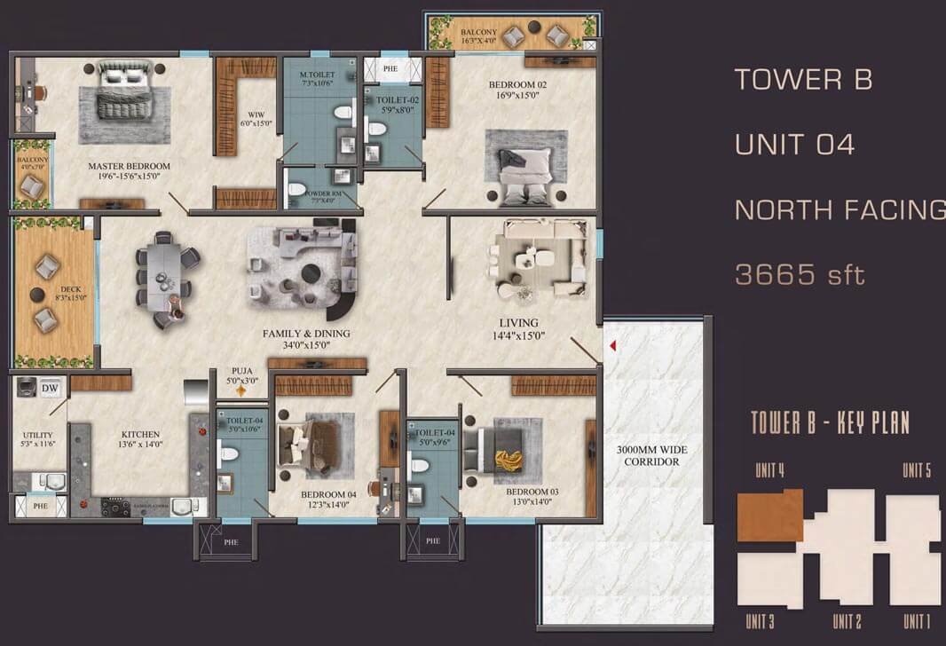 3665-4BHK-B-SAS-Diamond-Towers