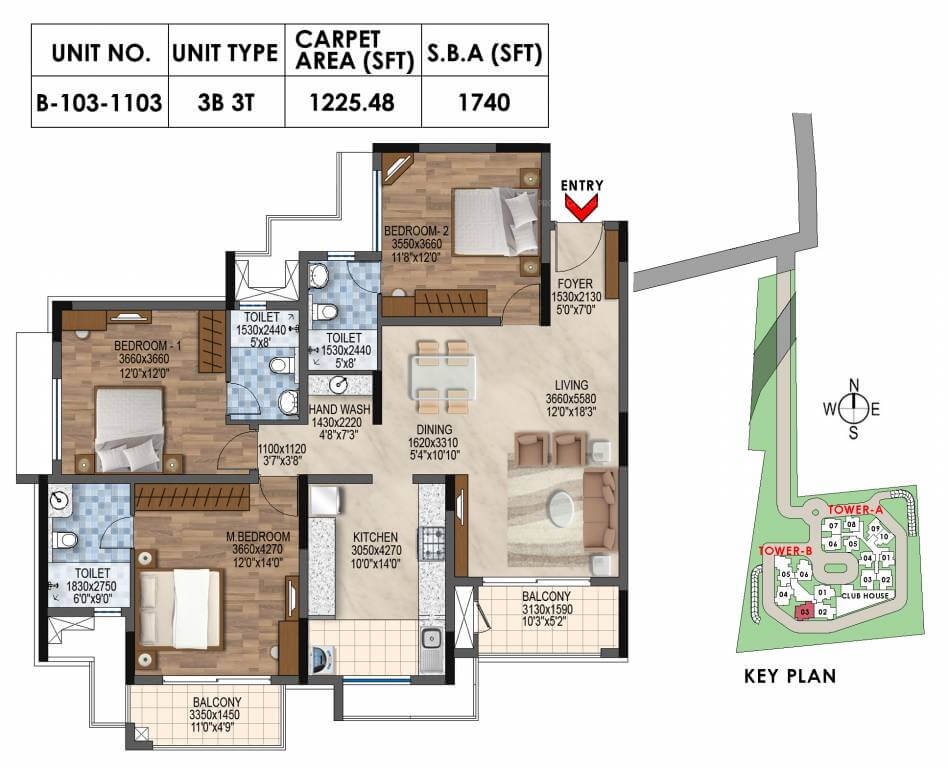 Bollineni-Astra-Floor-Plan-1740-Sqft