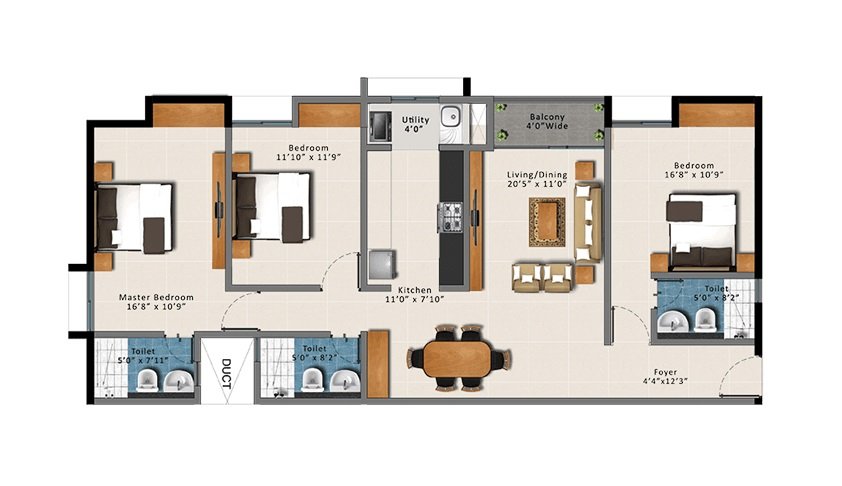 Gopalan-Florenza-Floor-Plan-1660-Sqft