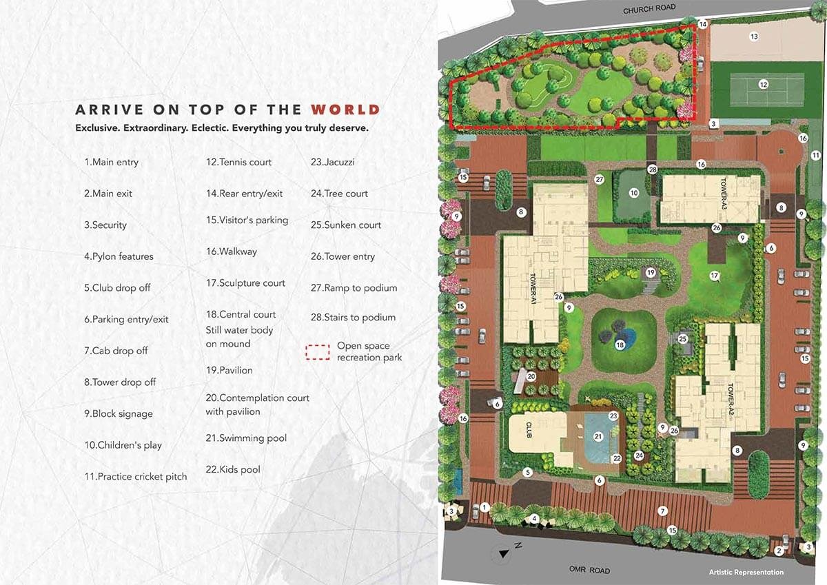 Master-Plan-Brigade-Residences-at-WTC-Chennai