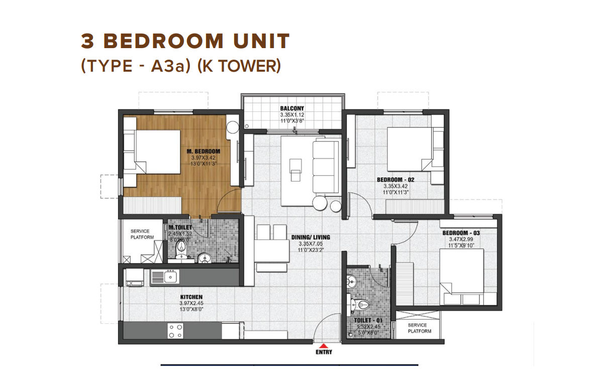 krypton-3bhk-type-a3a