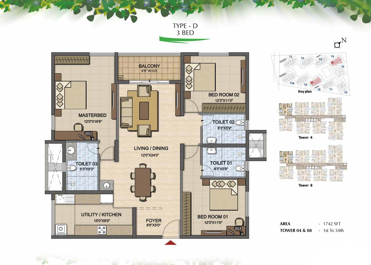 type-d-3-bed-1742